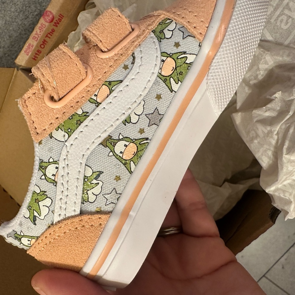 Christmas Tree Unicorn Toddler Vans